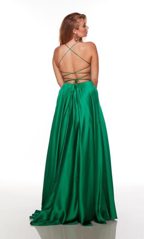 Alyce Designs Green Prom Dress 1761