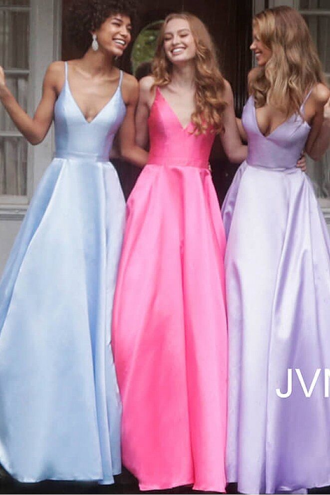 Jovani Hot Pink Ball Gown Prom Dress JVN66673