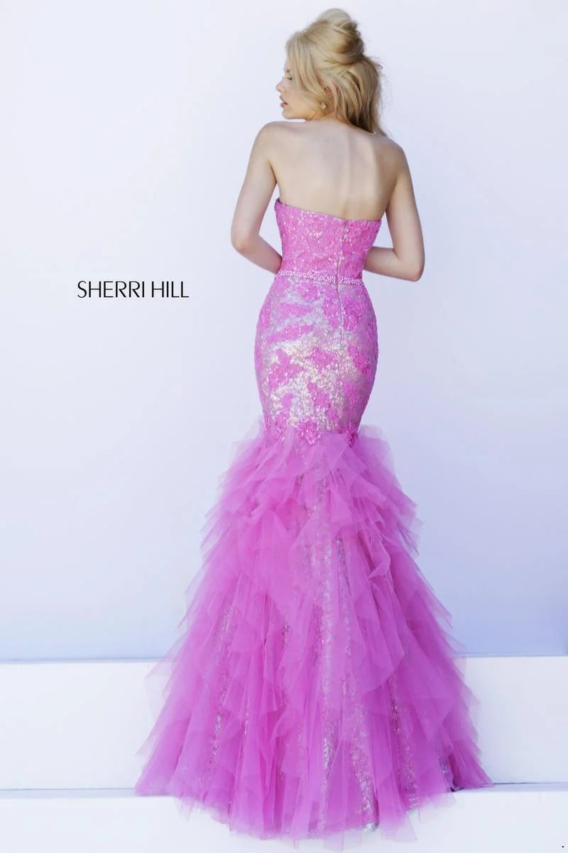 Sherri Hill Pink PROM Dress 11263