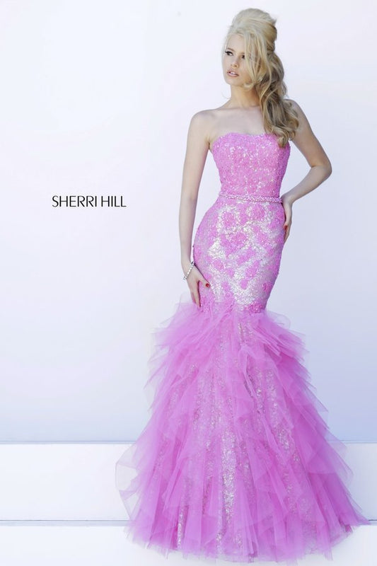 Sherri Hill Pink PROM Dress 11263