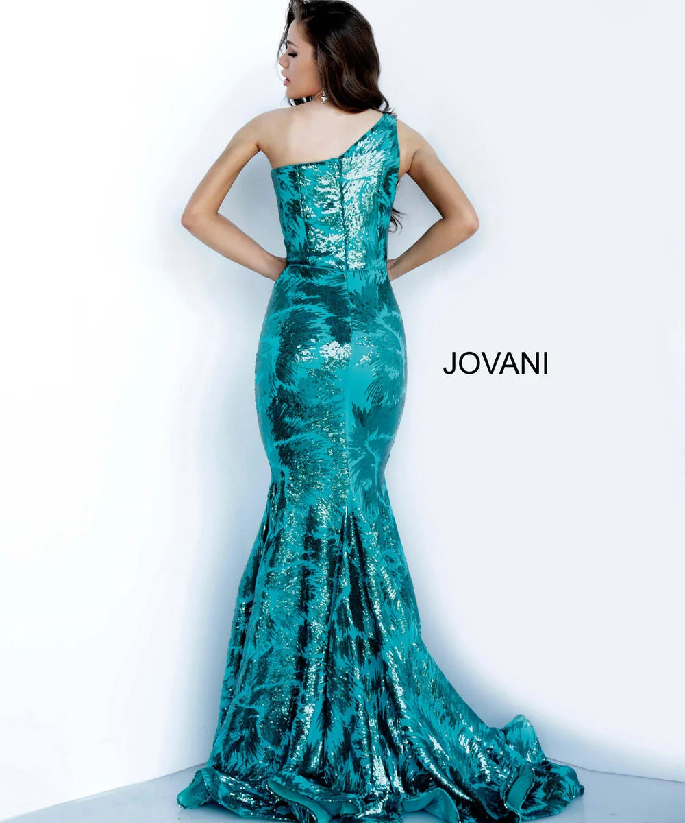 Jovani Emerald Turquoise Prom Pageant Dress JVN1845