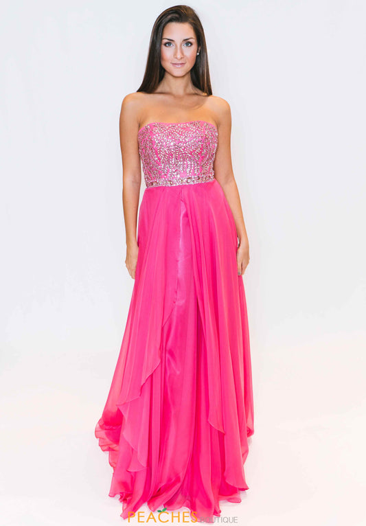 Sherri Hill Bright Pink Prom Dress 1941