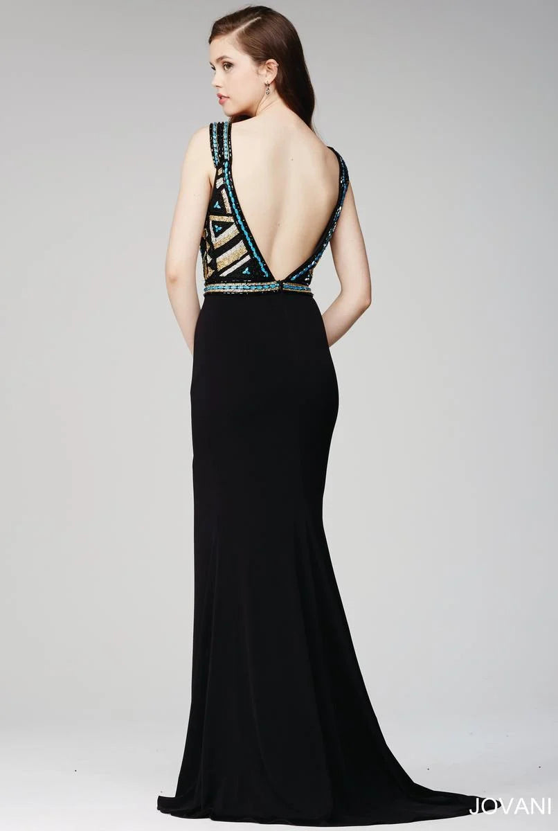 Jovani Black Prom Dress 26953