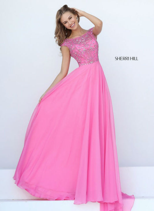 Sherri Hill Pink Prom Dress 50849
