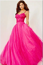 Jovani Hot Pink Prom Dress 67051
