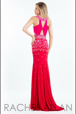 Rachel Allan Fuchsia/Red PROM Dress 7512