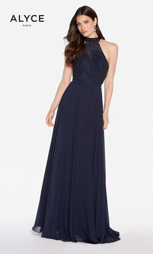 Alyce Designs Red Prom Gala Dress 60160