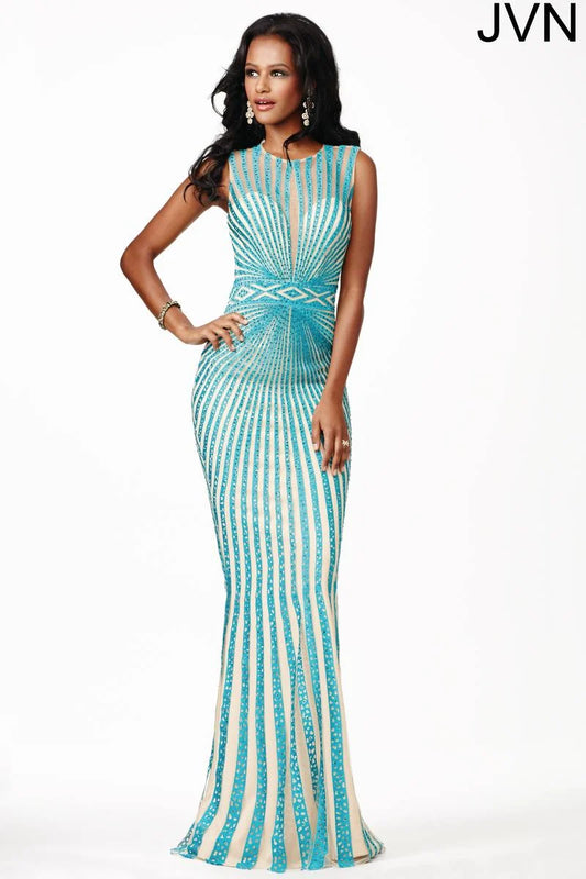 Jovani Turquoise Prom Dress JVN26843