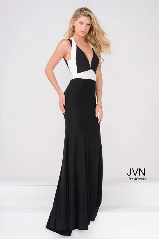 Jovani Black/White Dress JVN49519